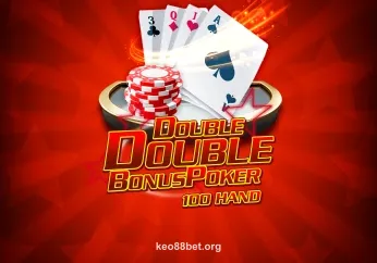 Double Double Bonus Poker 100 Hand tại keo88